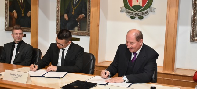 Együttműködési megállapodás született a Miskolci Egyetem és Ózd város között